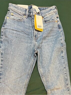 H&M Light Blue High-Rise Skinny Jeans